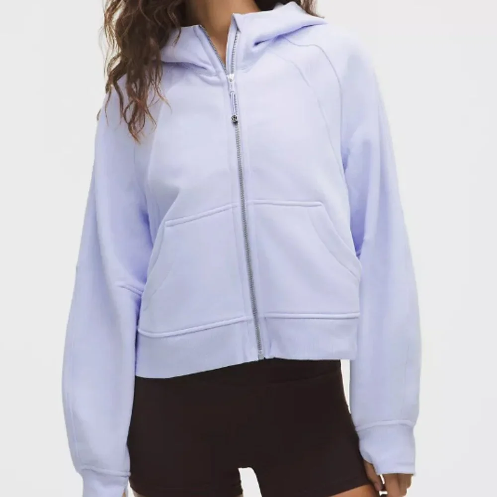 New Lululemon Scuba Oversized Full-Zip Hoodie 'Serene Blue' Size XS/S